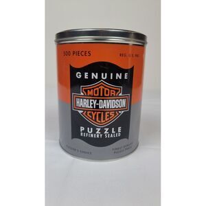Vintage‎ 2004 Harley-Davidson Motorcycles Jigsaw Puzzle in Tin 500 Pcs Hallmark